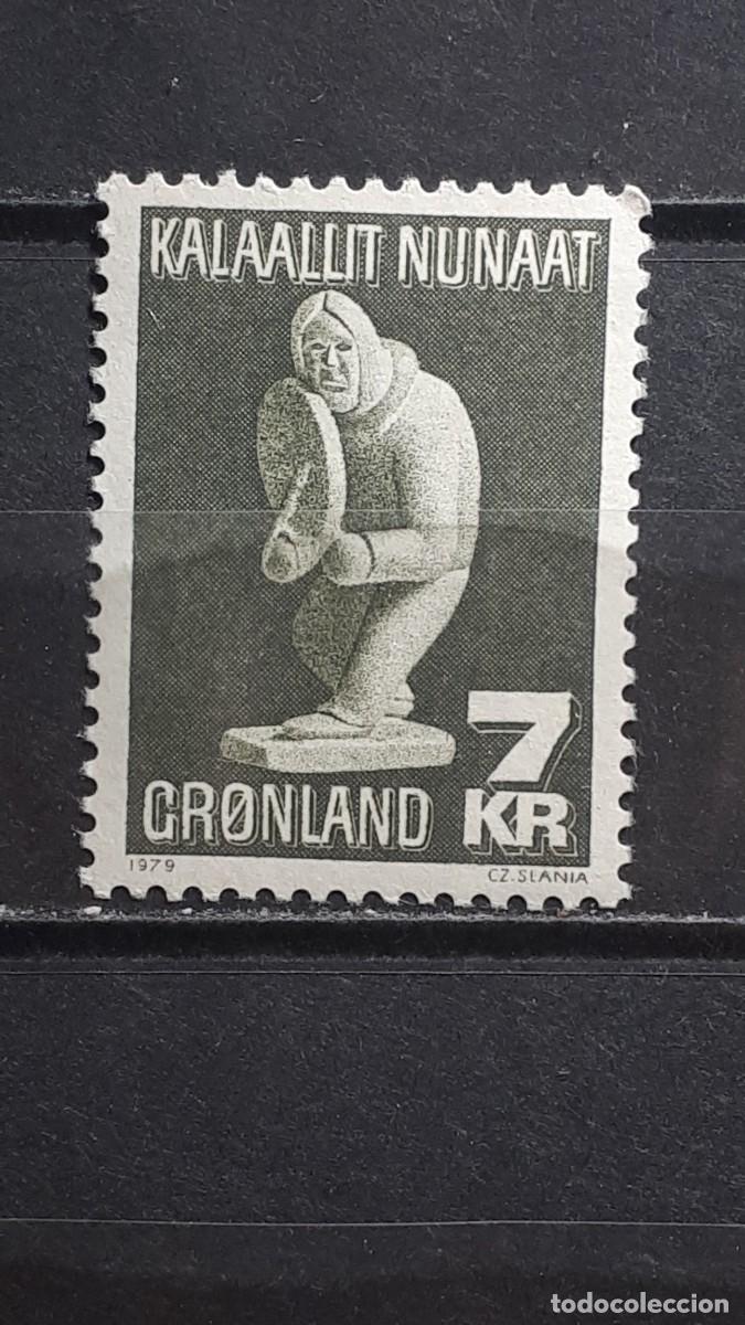 Sellos: GROENLANDIA. A&Ntilde;O 1979. **. YVERT 105
