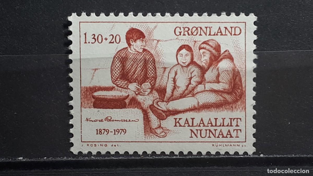 Sellos: GROENLANDIA. A&Ntilde;O 1979. **. YVERT 104