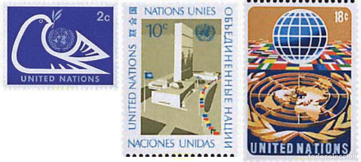 Sellos: 346295 MNH NACIONES UNIDAS. Nueva York 1974 MOTIVOS VARIOS