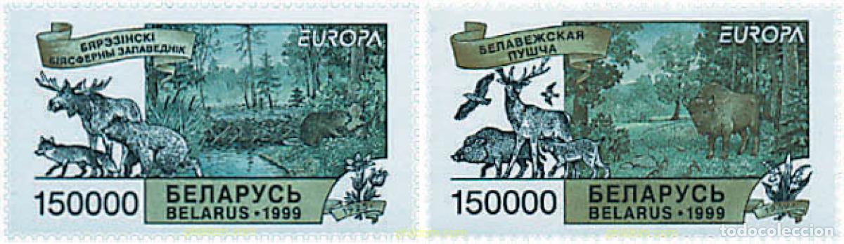 Sellos: 84696 MNH BIELORRUSIA 1999 EUROPA CEPT. RESERVAS Y PARQUES NATURALES