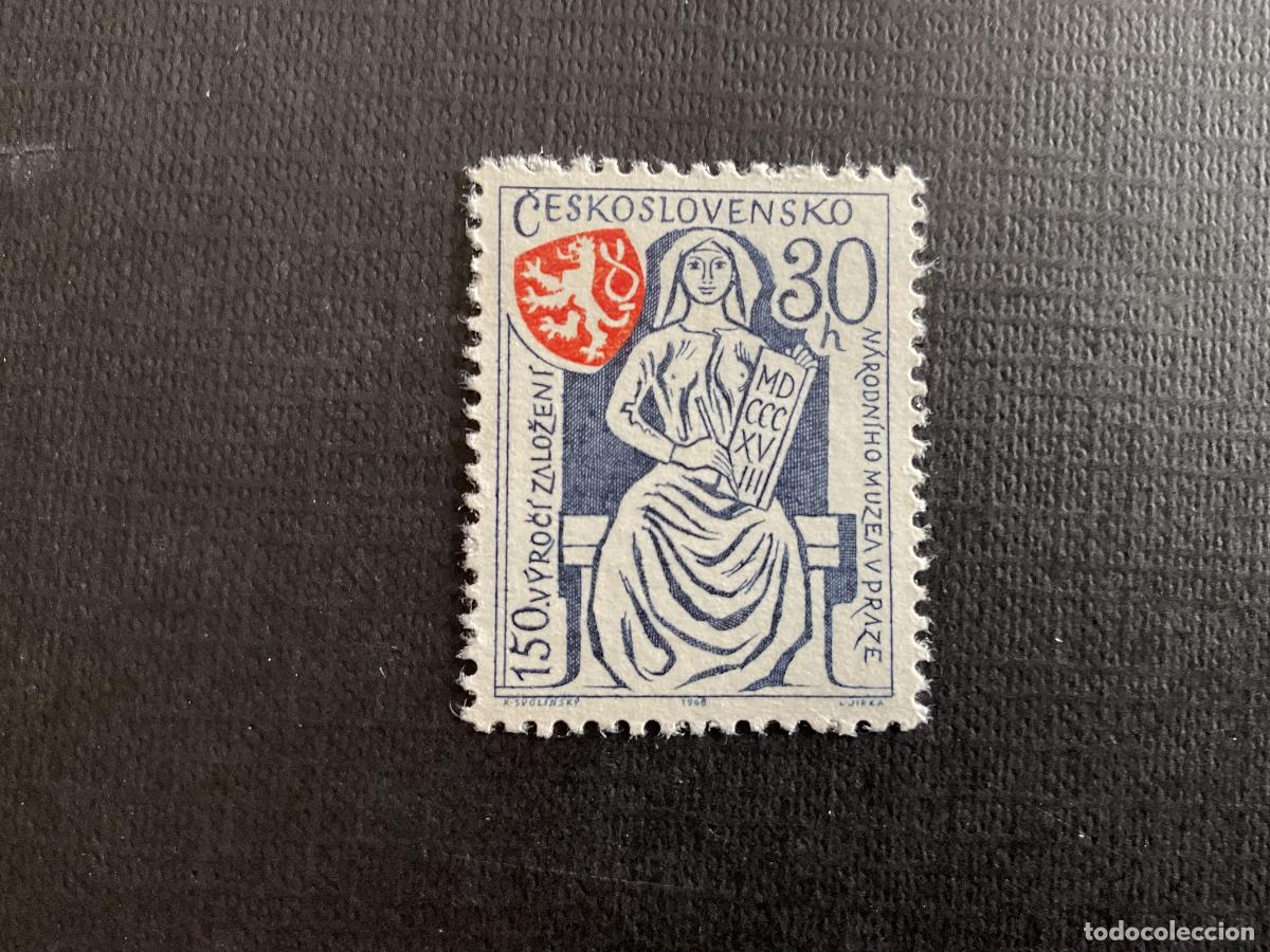 Sellos: CHECOSLOVAQUIA N&ordm; YVERT 1625*** A&Ntilde;O 1968. 150 ANIVERSARIO DEL MUSEO NACIONAL DE PRAGA