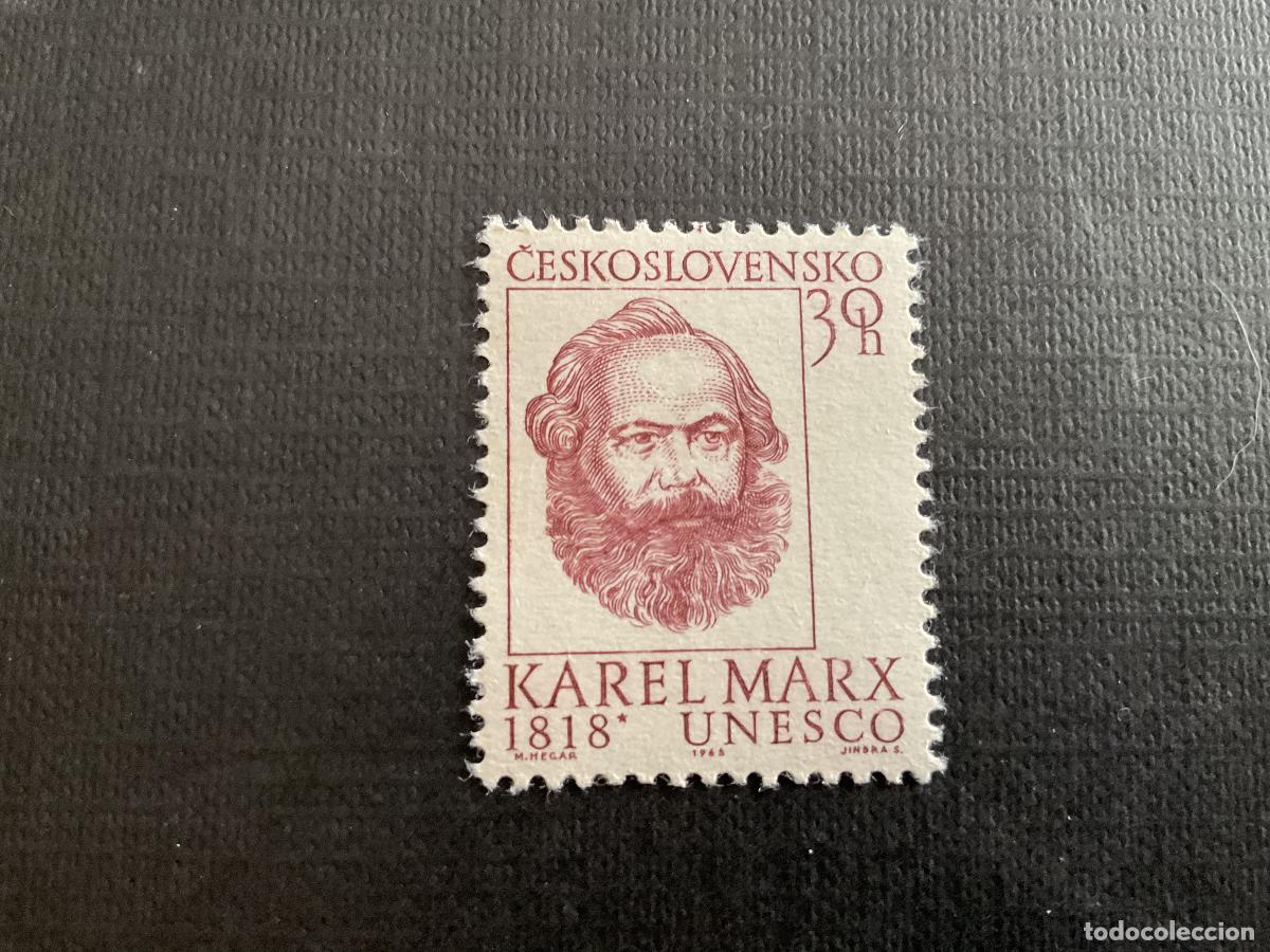 Sellos: CHECOSLOVAQUIA N&ordm; YVERT 1627*** A&Ntilde;O 1968. 150 ANIVERSARIO DEL NACIMIENTO DE KARL MARX