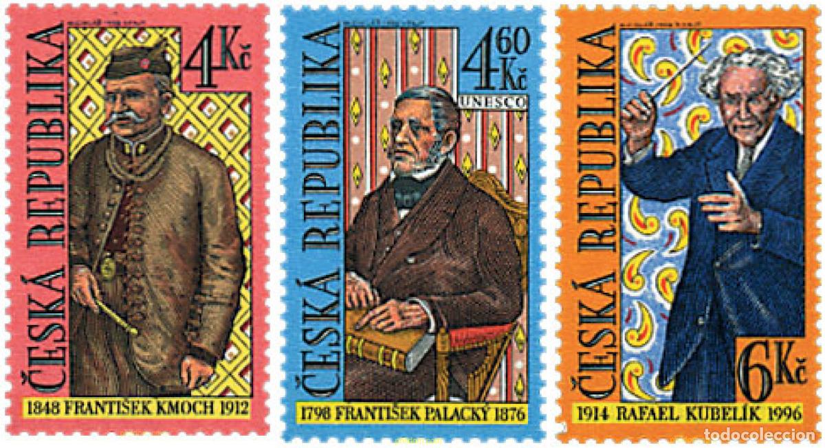 Sellos: 35325 MNH CHEQUIA 1998 ANIVERSARIO DE PERSONALIDADES