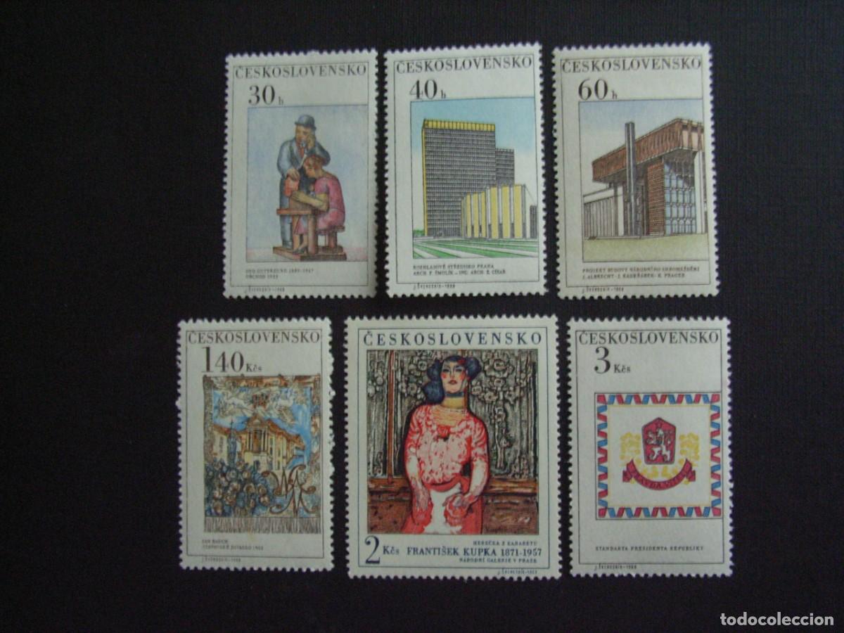 Sellos: CHECOSLOVAQUIA N&ordm; YVERT 1641/6*** A&Ntilde;O 1968 EXPOSICION FILATELICA INTERNACIONAL PRAGA 1968