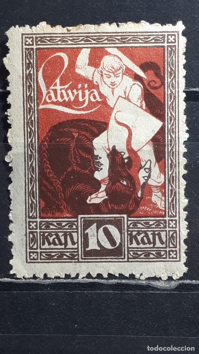Sellos: LETONIA. A&Ntilde;O 1919. *. YVERT 39