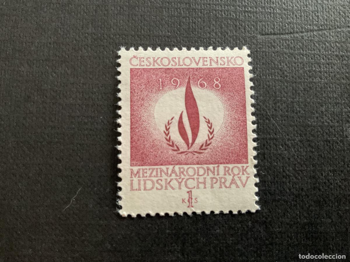 Sellos: CHECOSLOVAQUIA N&ordm; YVERT 1623*** A&Ntilde;O 1968. A&Ntilde;O INTERNACIONAL DE LOS DERECHOS HUMANOS