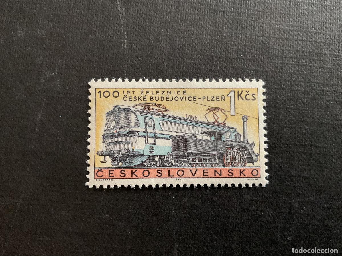 Sellos: CHECOSLOVAQUIA N&ordm; YVERT 1655*** A&Ntilde;O 1968. CENTENARIO FERROCARRIL CESKE BUDEJOVICE-PILSEN