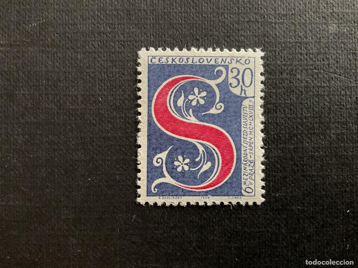 Sellos: CHECOSLOVAQUIA N&ordm; YVERT 1656*** A&Ntilde;O 1968. 6&ordm; CONGRESO INTERNACIONAL DE LENGUAS ESLAVAS