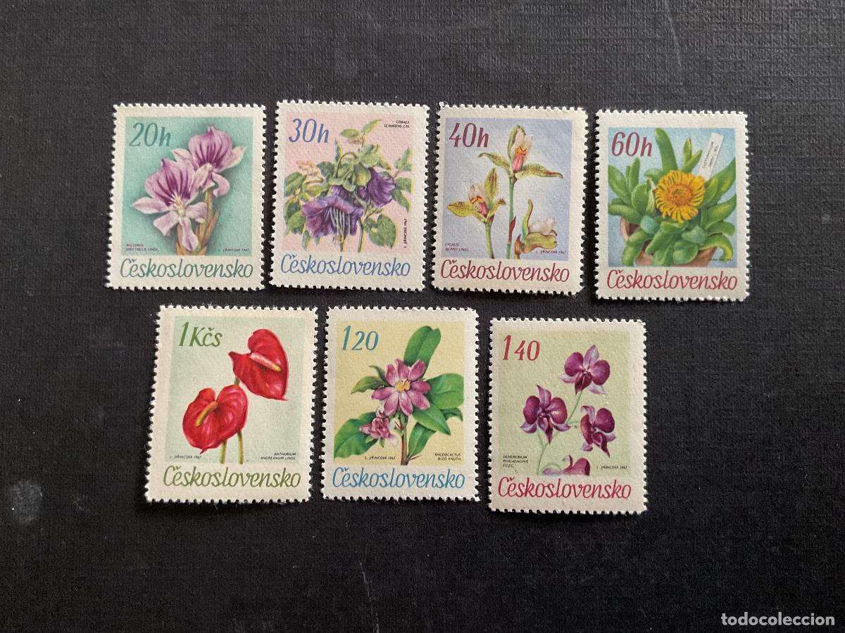 Sellos: CHECOSLOVAQUIA N&ordm; YVERT 1584/0*** A&Ntilde;O 1967. FLORES DE JARDINES BOTANICOS
