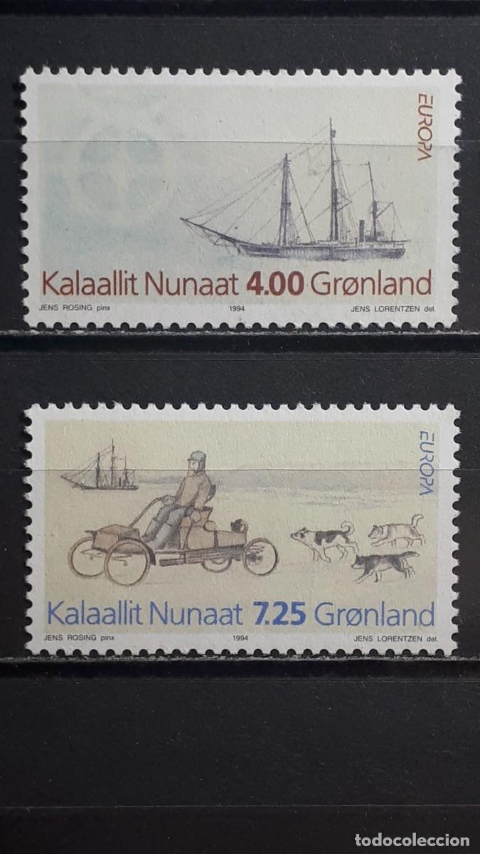 Sellos: GROENLANDIA. A&Ntilde;O 1994. **. YVERT 233/4