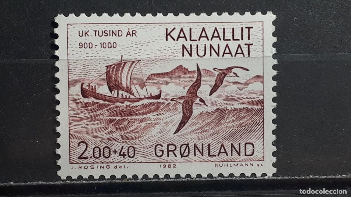 Sellos: GROENLANDIA. A&Ntilde;O 1982. **. YVERT 125