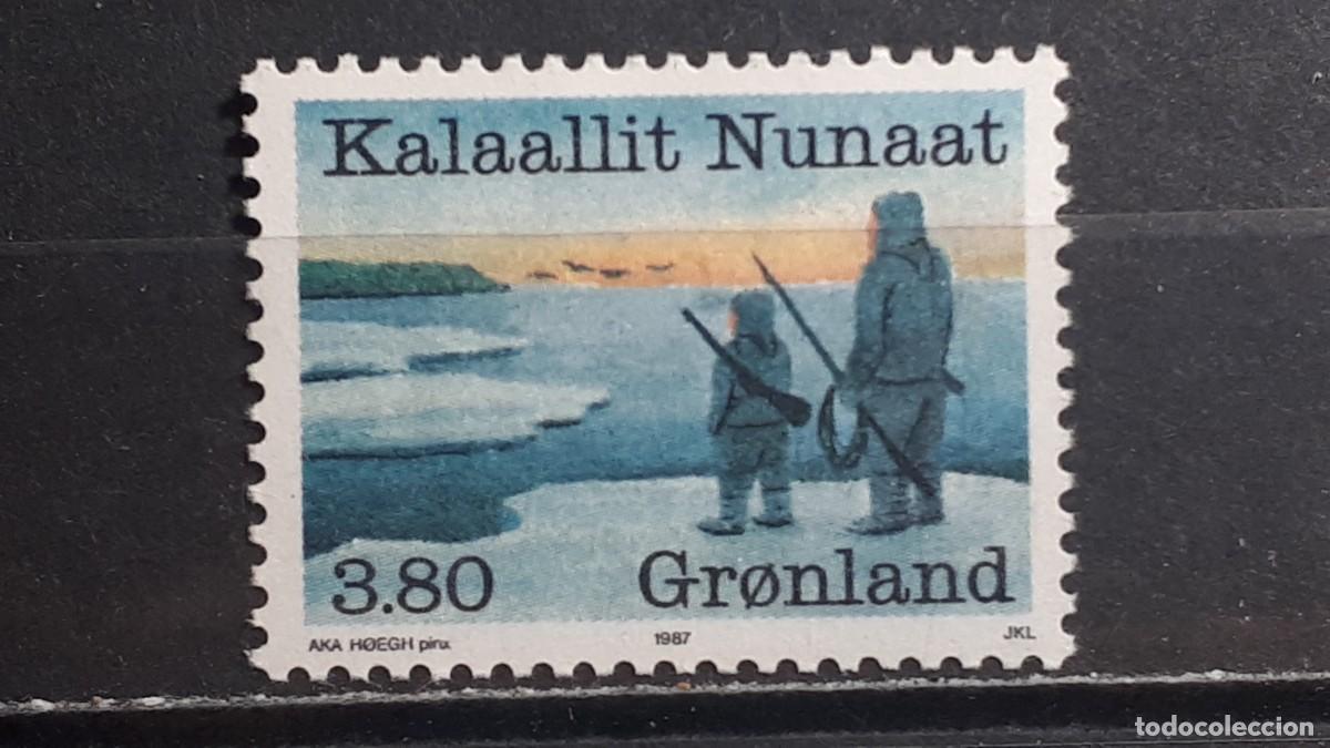 Sellos: GROENLANDIA. A&Ntilde;O 1987. **. YVERT 161
