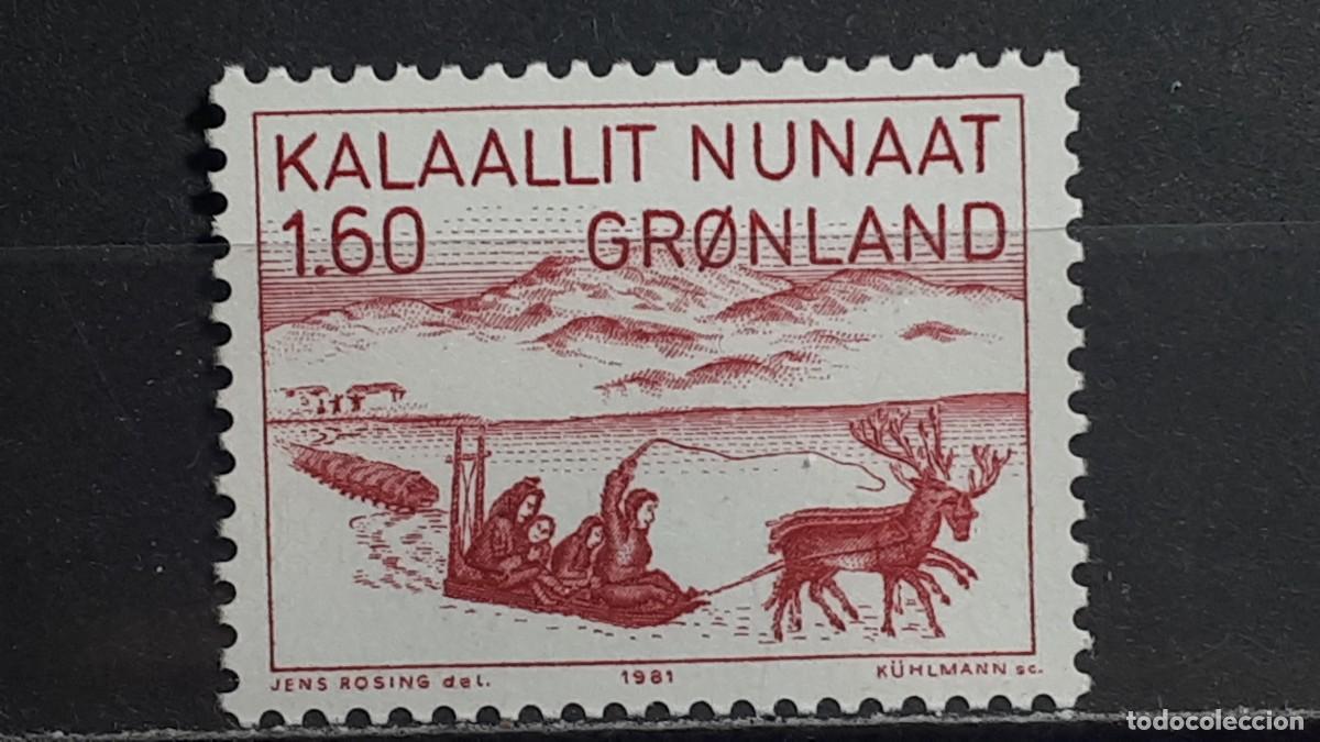 Sellos: GROENLANDIA. A&Ntilde;O 1981. **. YVERT 116