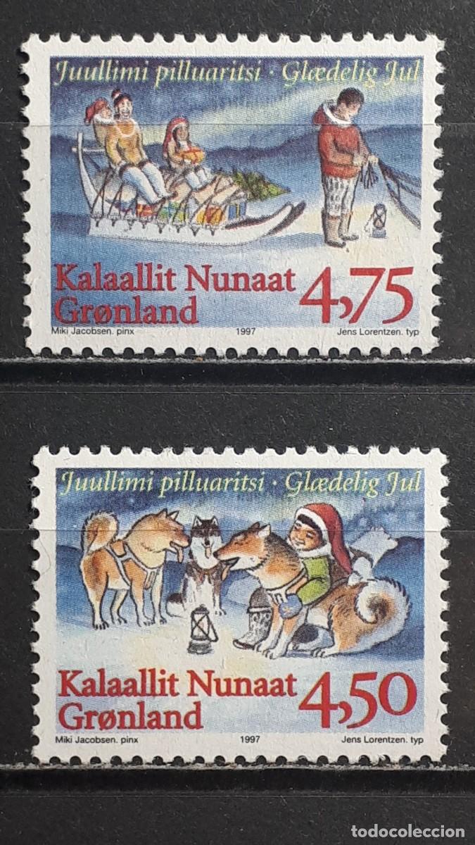 Sellos: GROENLANDIA. A&Ntilde;O 1997. **. YVERT 292/3