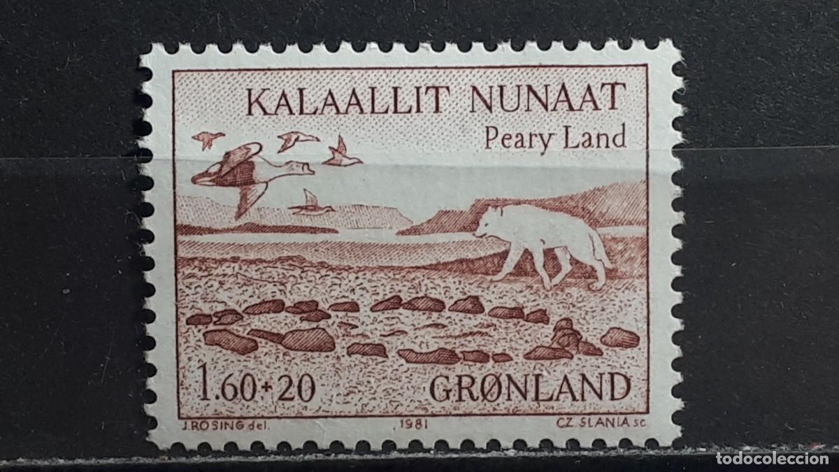 Sellos: GROENLANDIA. A&Ntilde;O 1981. **. YVERT 118