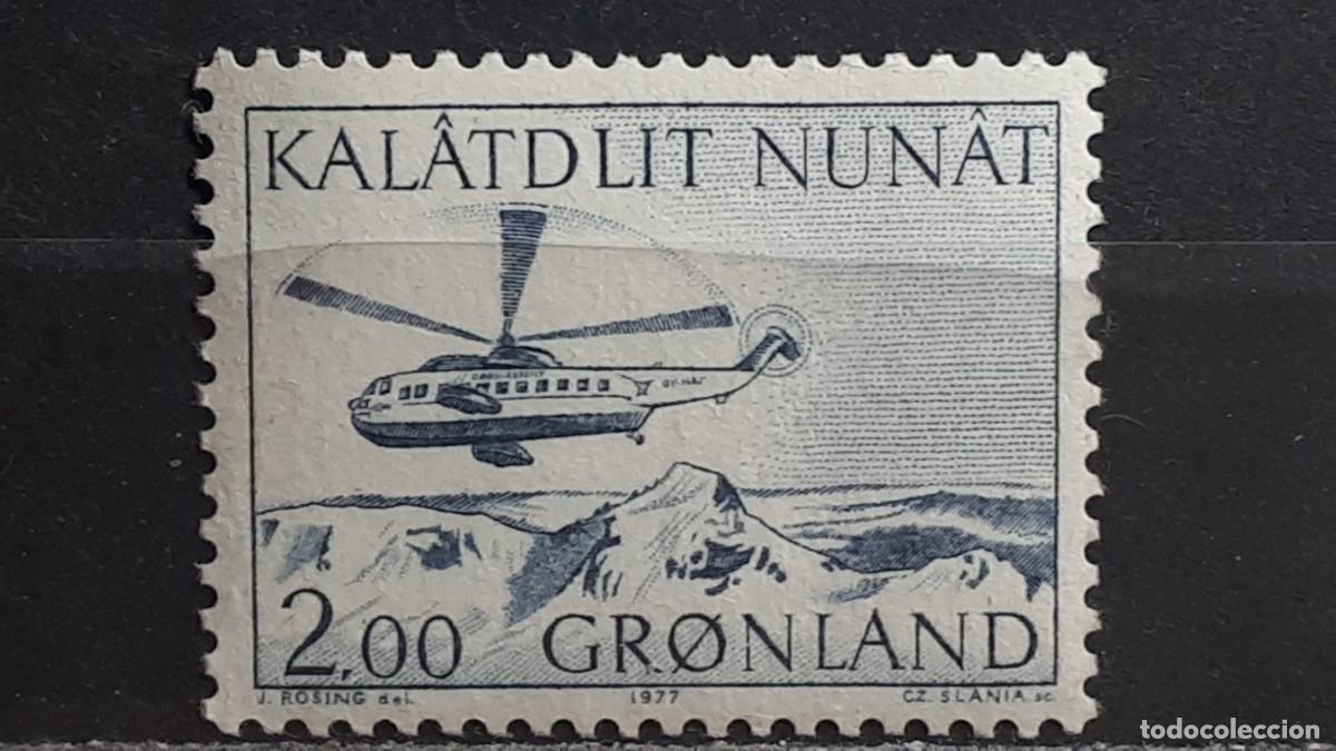 Sellos: GROENLANDIA. A&Ntilde;O 1977. **. YVERT 88