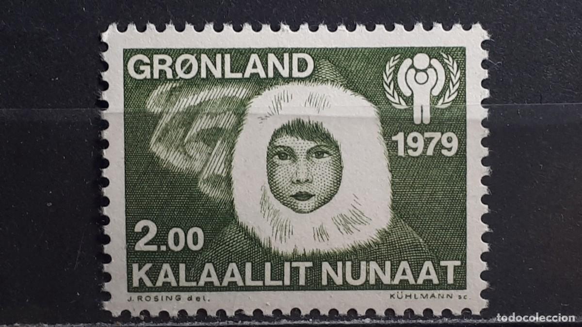Sellos: GROENLANDIA. A&Ntilde;O 1979. **. YVERT 106