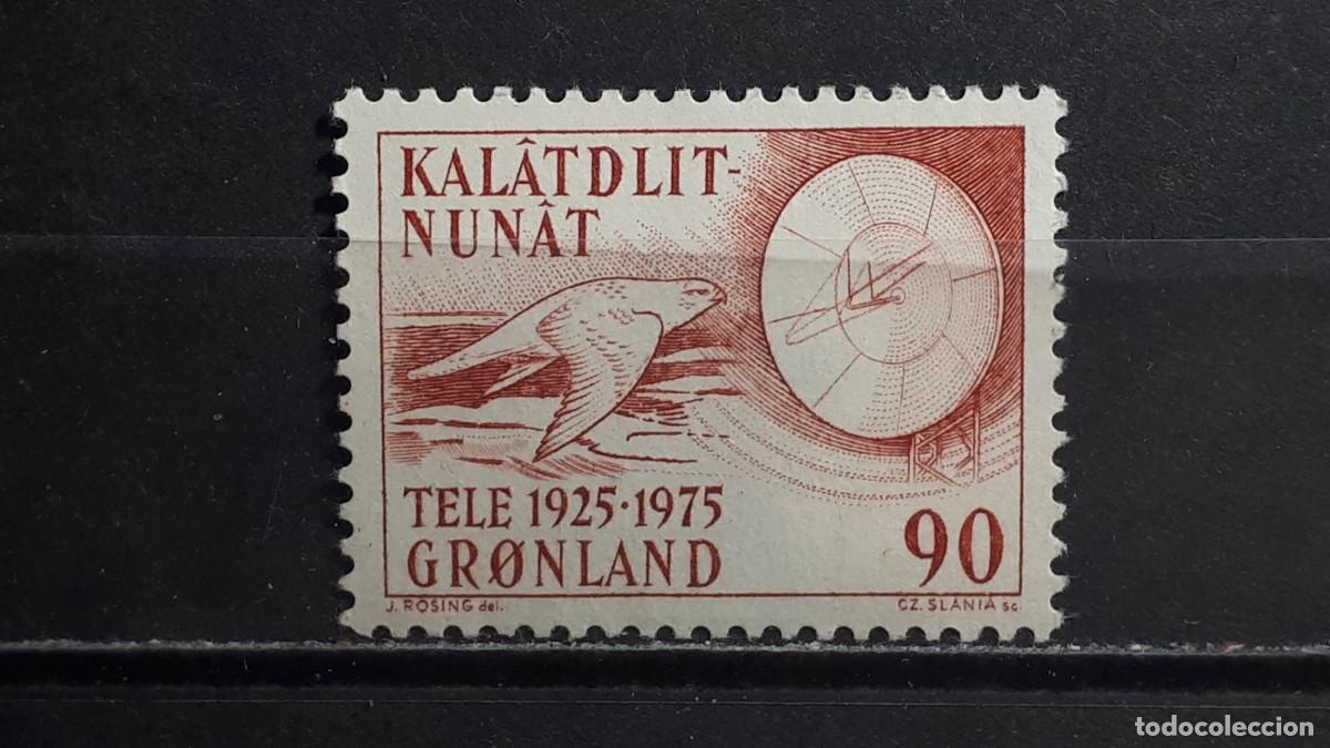 Sellos: GROENLANDIA. A&Ntilde;O 1975. **. YVERT 82