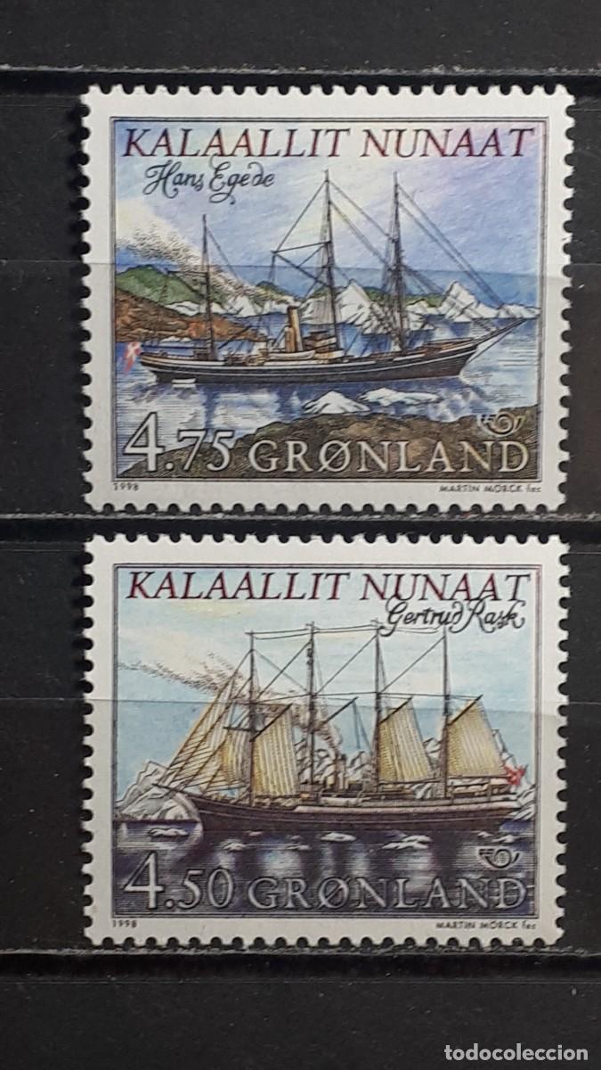 Sellos: GROENLANDIA. A&Ntilde;O 1998. **. YVERT 306/7