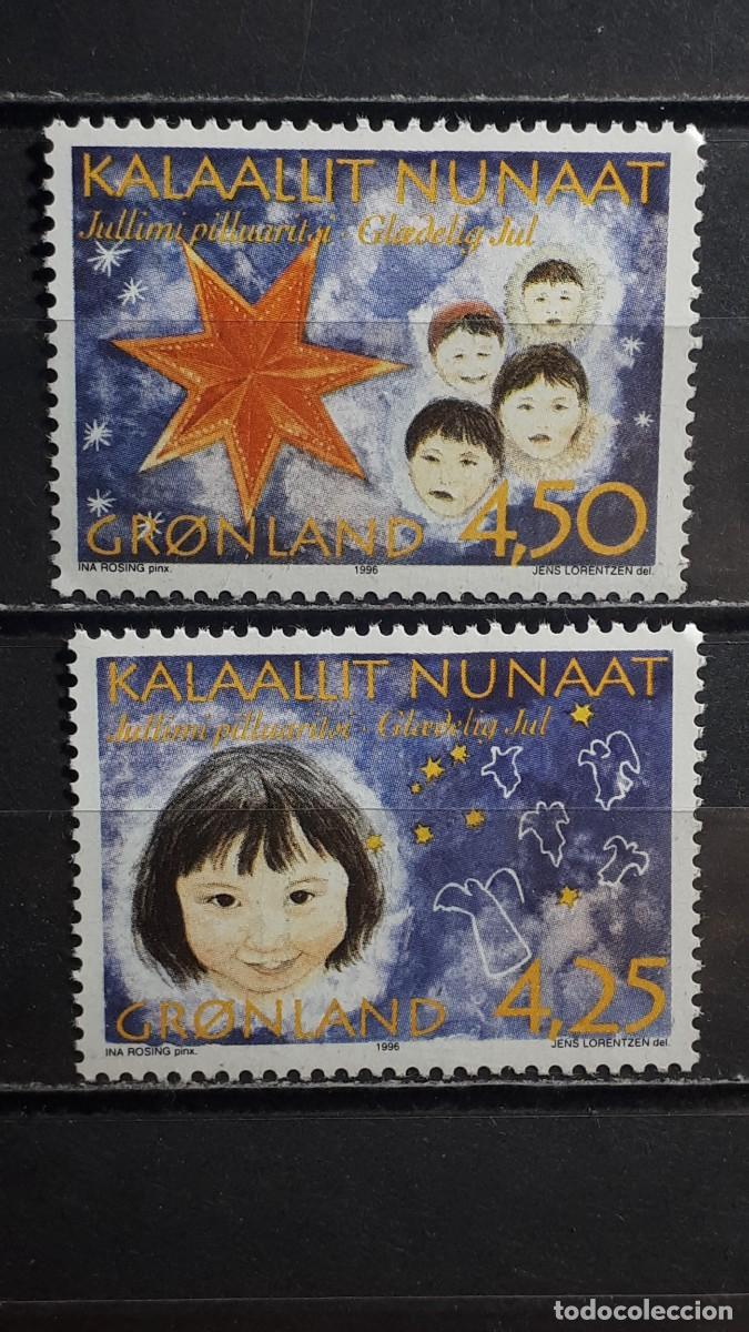 Sellos: GROENLANDIA. A&Ntilde;O 1996. **. YVERT 276/7