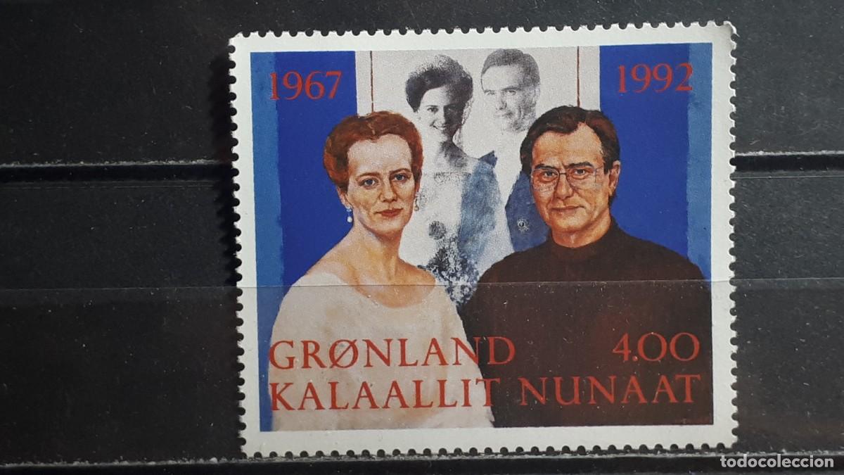 Sellos: GROENLANDIA. A&Ntilde;O 1992. **. YVERT 214
