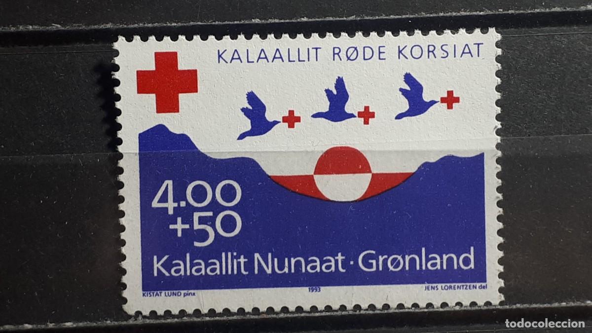 Sellos: GROENLANDIA. A&Ntilde;O 1993. **. YVERT 224