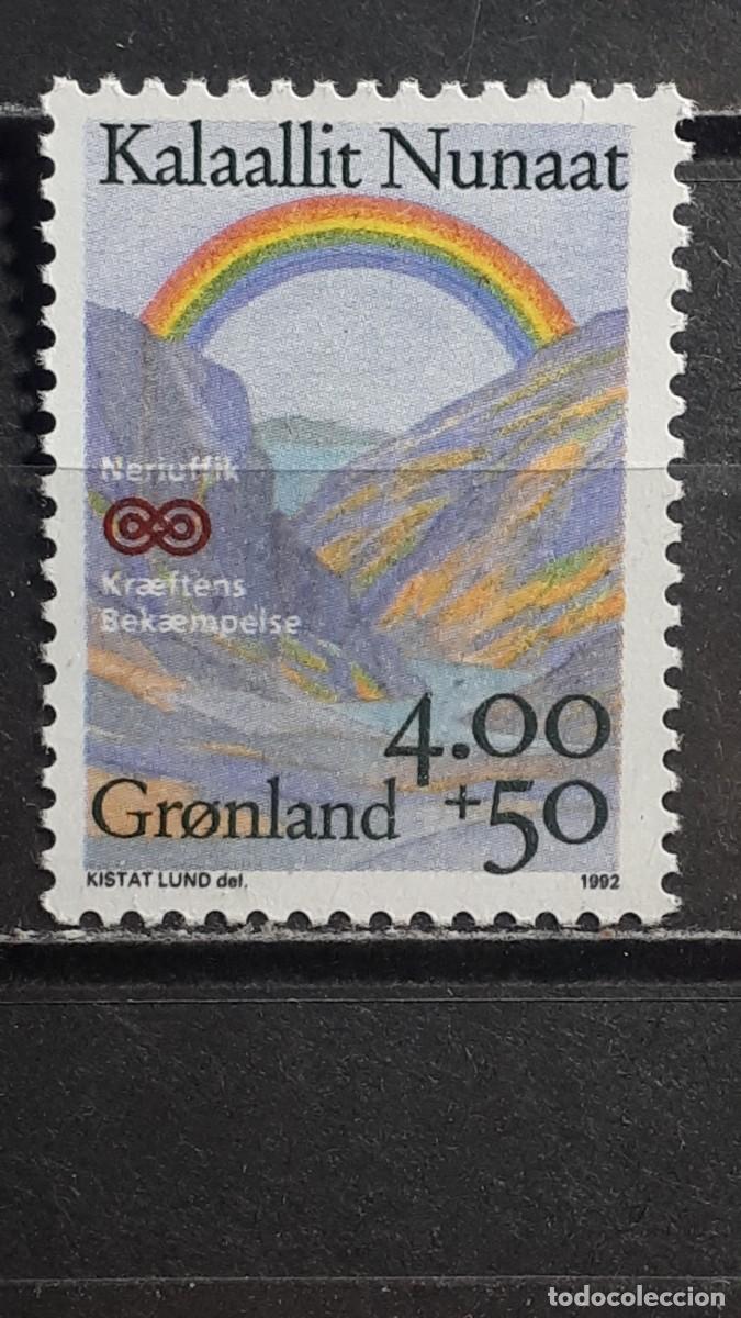 Sellos: GROENLANDIA. A&Ntilde;O 1992. **. YVERT 216