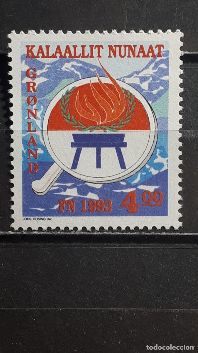 Sellos: GROENLANDIA. A&Ntilde;O 1992. **. YVERT 218