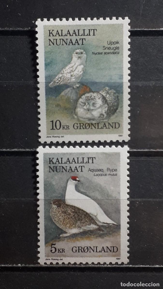 Sellos: GROENLANDIA. A&Ntilde;O 1987. **. YVERT 164/5