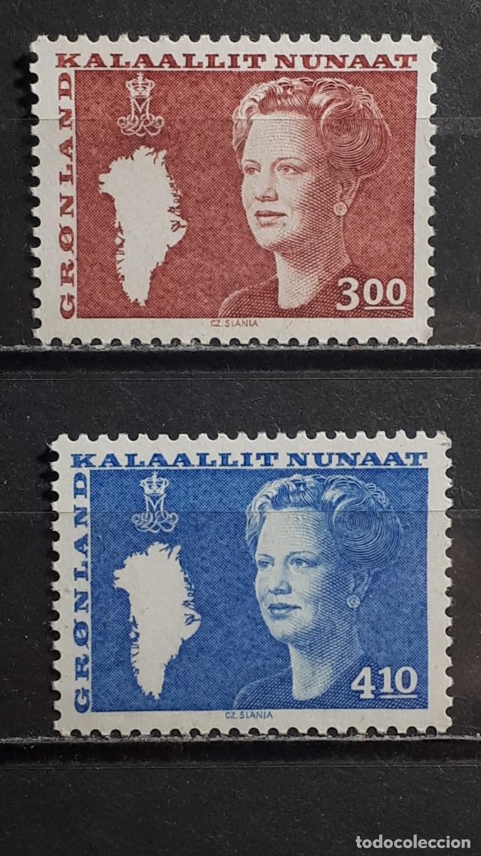 Sellos: GROENLANDIA. A&Ntilde;O 1988. **. YVERT 167/8