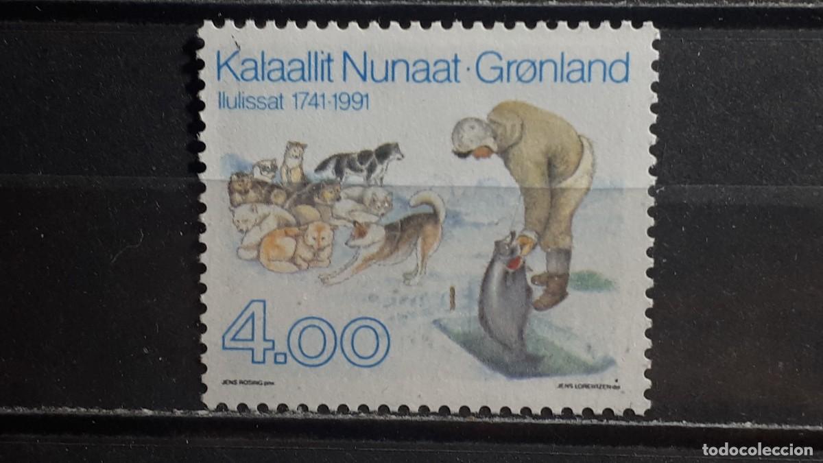 Sellos: GROENLANDIA. A&Ntilde;O 1991. **. YVERT 205