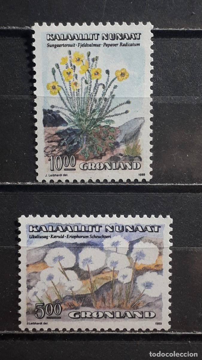 Sellos: GROENLANDIA. A&Ntilde;O 1989. **. YVERT 185/6