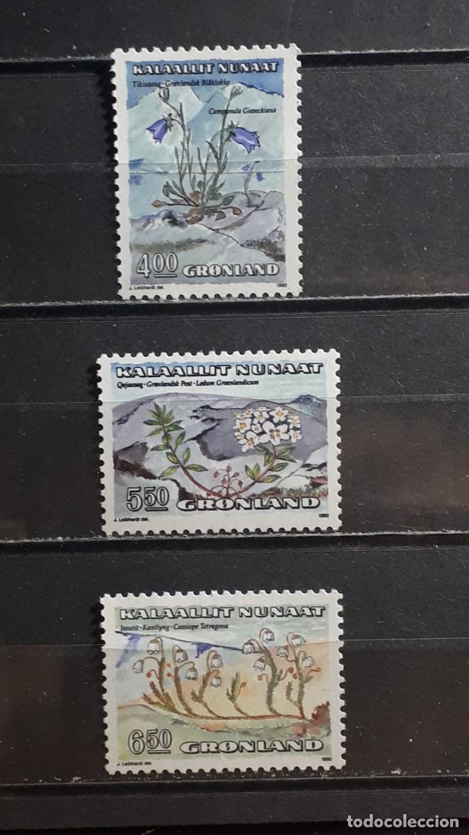 Sellos: GROENLANDIA. A&Ntilde;O 1990. **. YVERT 193/5