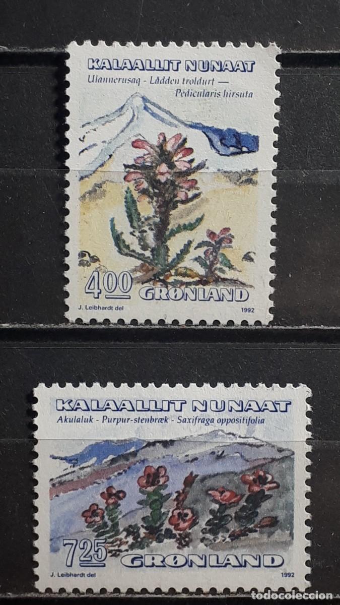 Sellos: GROENLANDIA. A&Ntilde;O 1992. **. YVERT 211/2