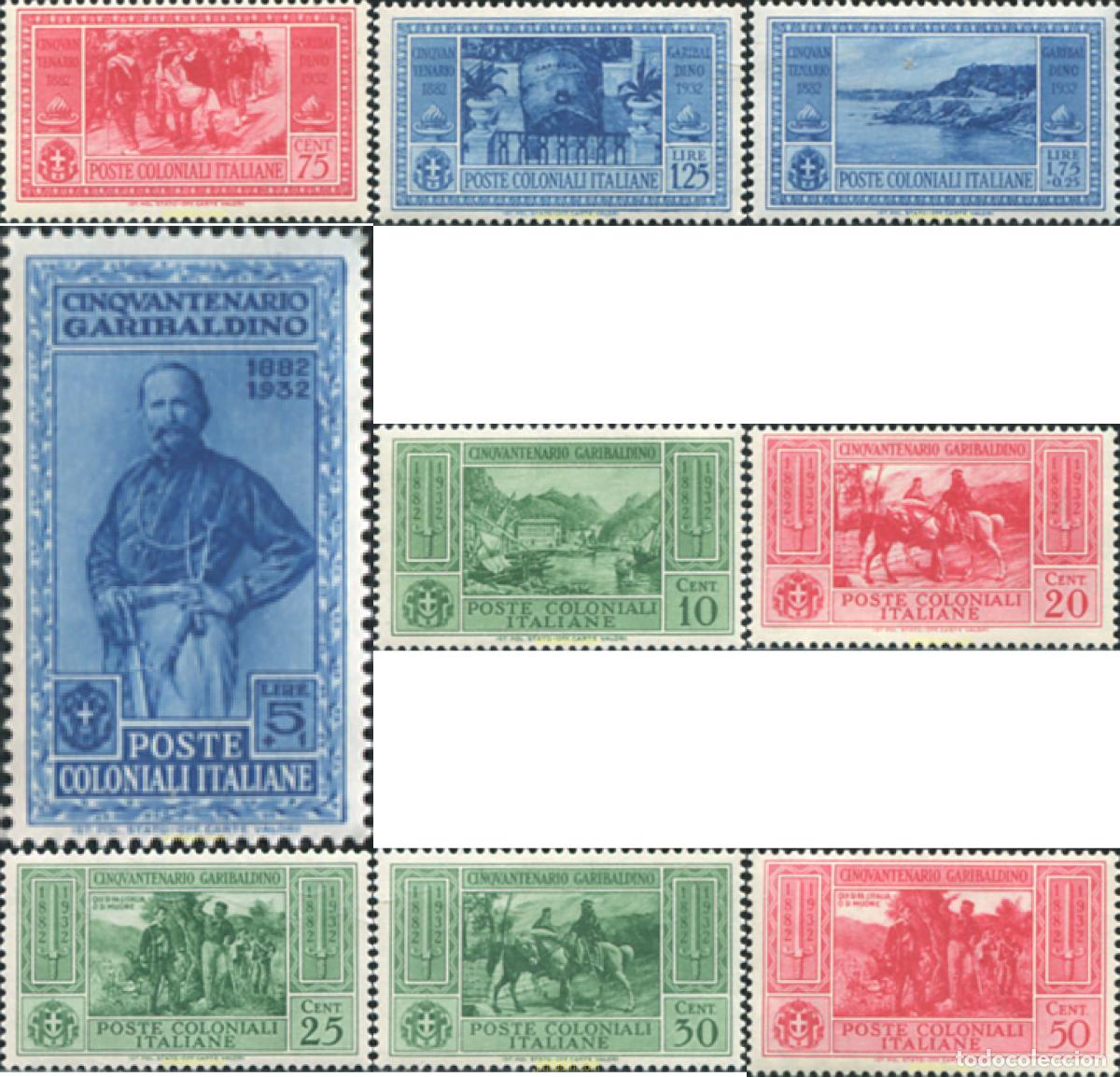 Sellos: 771501 HINGED COLONIAS ITALIANAS 1932 SELLOS DE ITALIA 1932