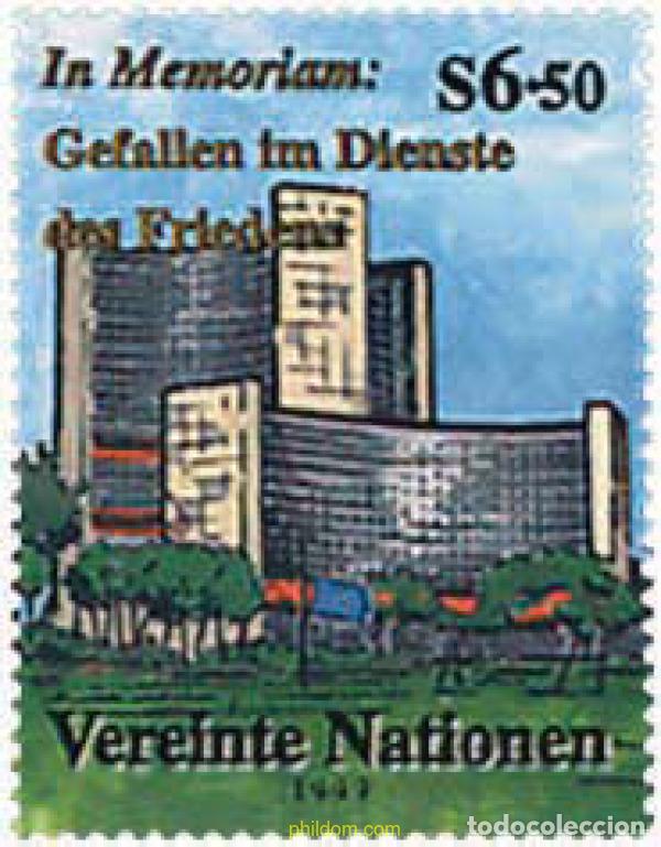 Sellos: 113010 MNH NACIONES UNIDAS. Viena 1999 EN MEMORIA DE LOS MUERTOS AL SERVICIO DE LA PAZ