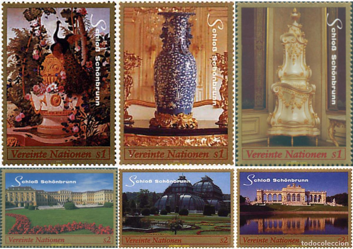 Sellos: 100197 MNH NACIONES UNIDAS. Viena 1998 CASTILLO DE SCH&Ouml;NBRUNN. PATRIMONIO MUNDIAL