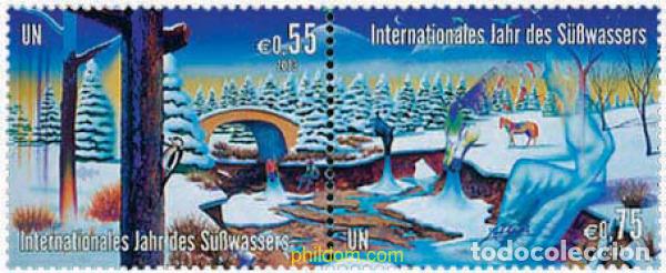 Sellos: 127715 MNH NACIONES UNIDAS. Viena 2003 A&Ntilde;O INTERNACIONAL DEL AGUA