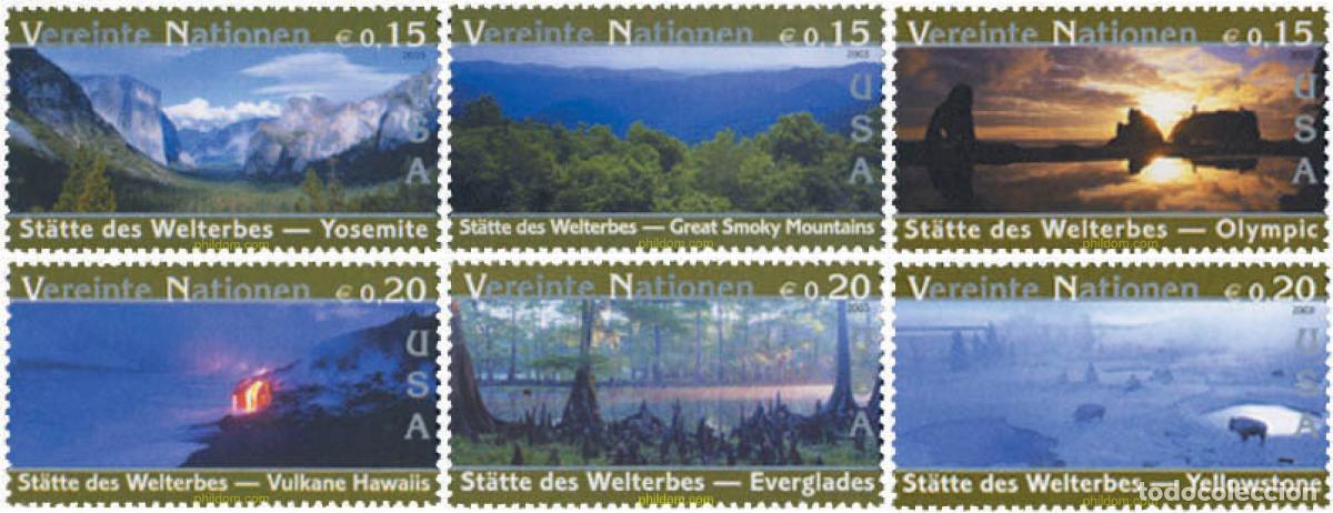 Sellos: 133955 MNH NACIONES UNIDAS. Viena 2003 PATRIMONIO MUNDIAL