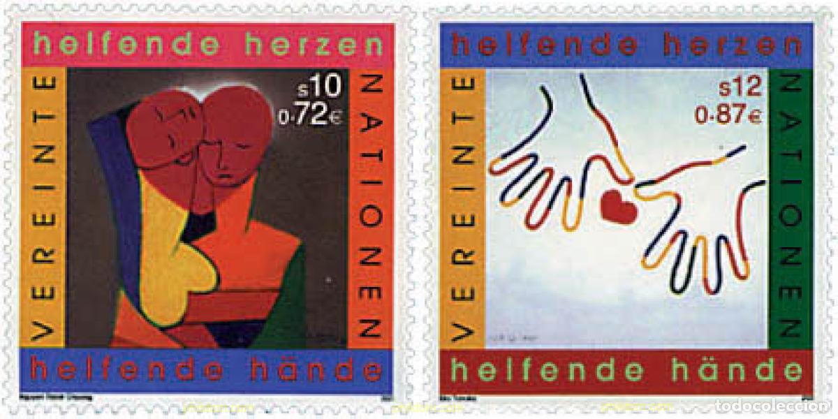 Sellos: 113026 MNH NACIONES UNIDAS. Viena 2001 A&Ntilde;O INTERNACIONAL DE LOS VOLUNTARIOS