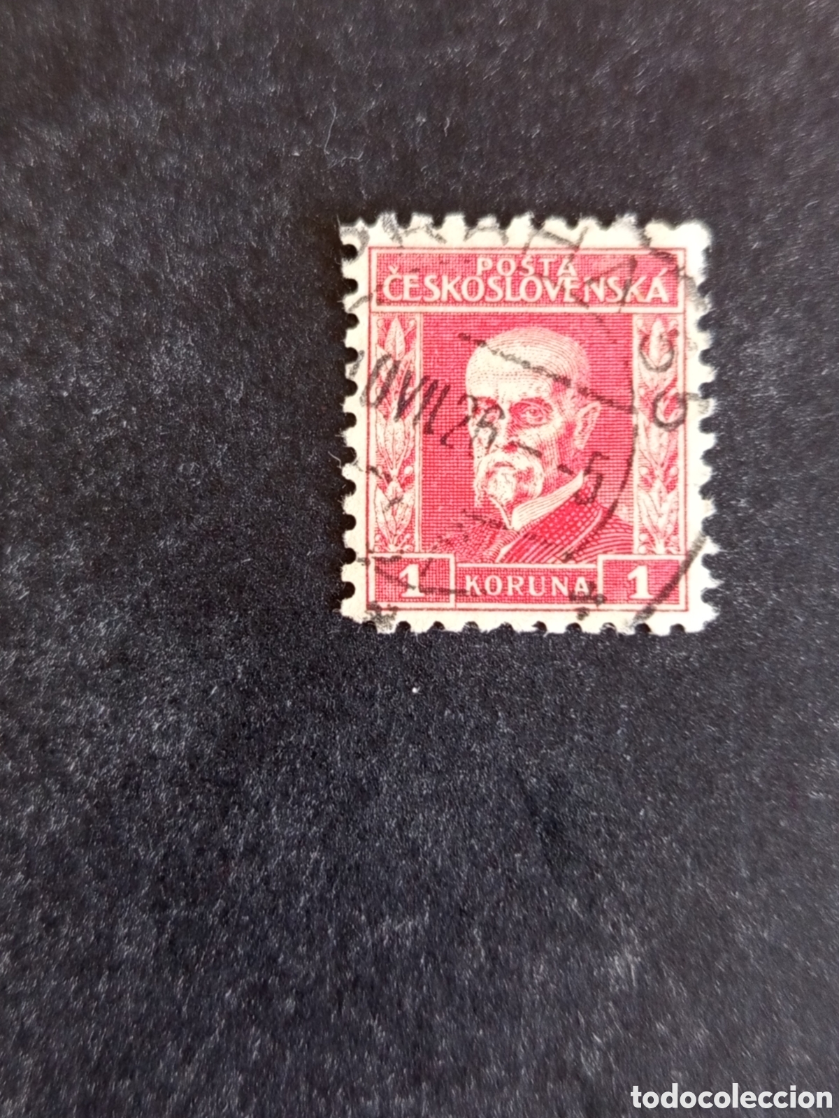 Sellos: Checoslovaquia, 1926. Presidente Masaryk. Yvert 215. Pedido m&iacute;nimo 3 &euro;. Ver fotos . Sello circulado