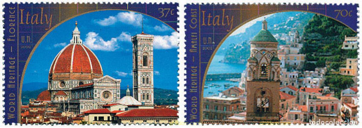 Sellos: 100145 MNH NACIONES UNIDAS. Nueva York 2002 PATRIMONIO MUNDIAL