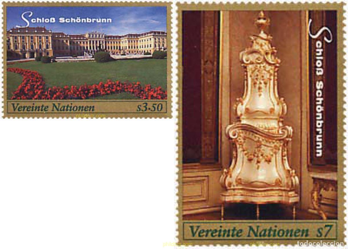 Sellos: 100196 MNH NACIONES UNIDAS. Viena 1998 CASTILLO DE SCH&Ouml;NBRUNN. PATRIMONIO MUNDIAL