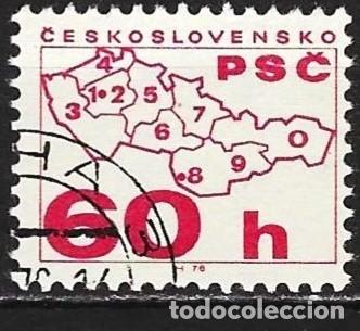 Sellos: Checoslovaquia 1976 - Mi 2341 - YT 2177 - El c&oacute;digo postal