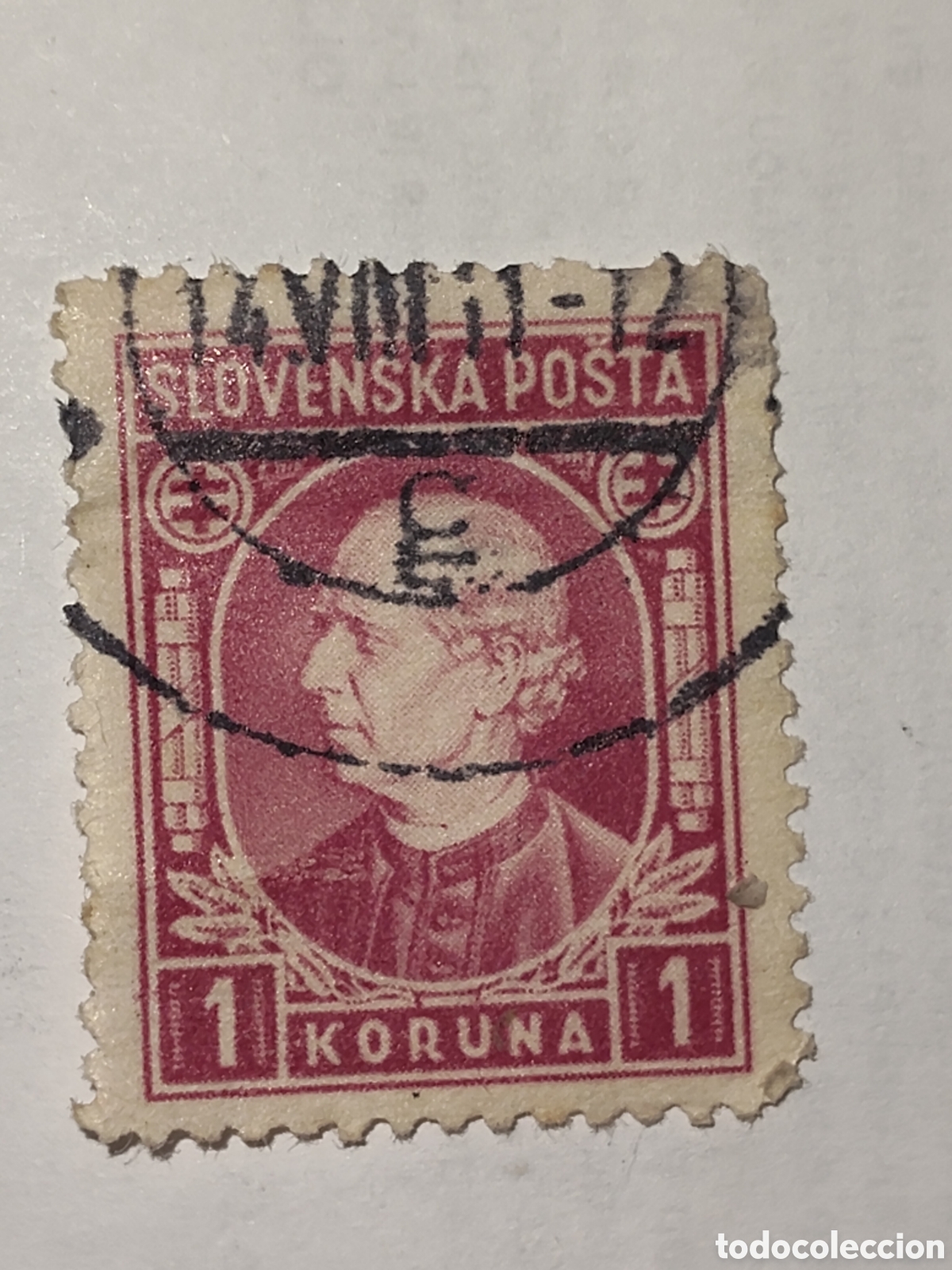 Sellos: Sello de Eslovaquia l&iacute;der Andrej Hllnka 1939 usado