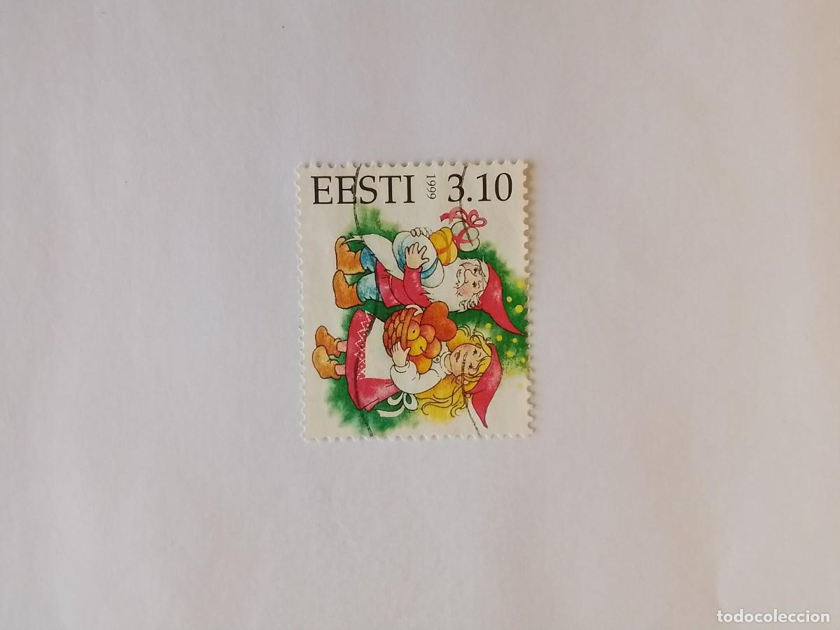 Sellos: A&Ntilde;O 1999 ESTONIA SELLO USADO