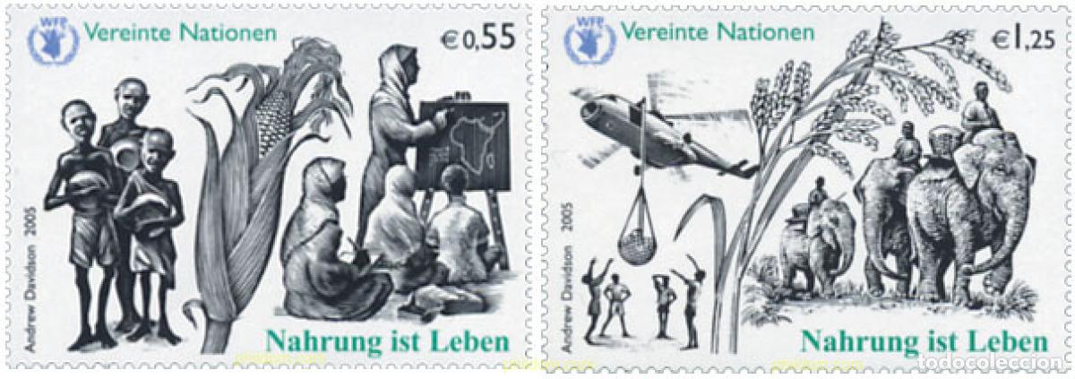Sellos: 172383 MNH NACIONES UNIDAS. Viena 2005 ALIMENTOS PARA VIVIR