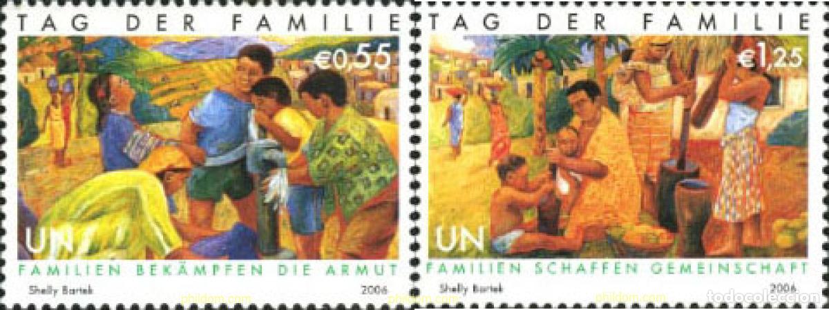 Sellos: 192566 MNH NACIONES UNIDAS. Viena 2006 DIA DE LA FAMILIA