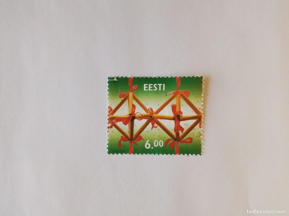 Sellos: A&Ntilde;O 2000 ESTONIA SELLO USADO