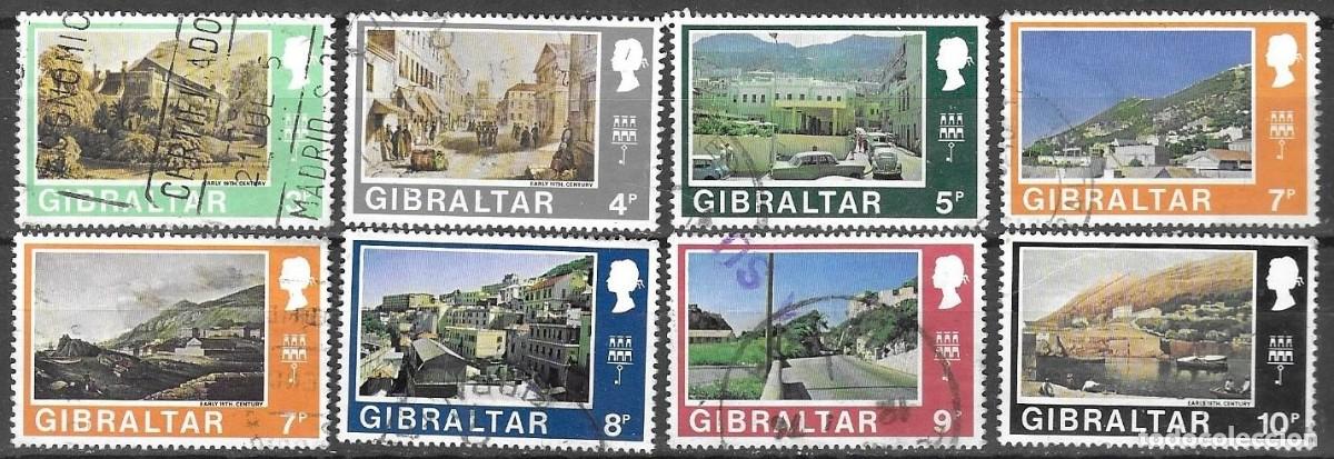 Sellos: SELLOS USADOS DE GIBRALTAR 1971